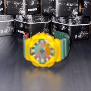 G-Shock Vibrant Yellow and Green Watch